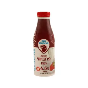 משקה פרוביוטי בטעם תות 5%