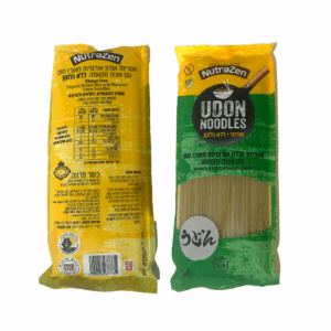 אטריות אודון אורגניות עם אצות ווקאמה