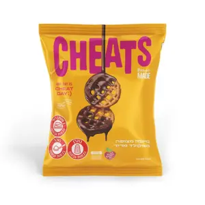 בייגלה עגול מצופה בשוקולד