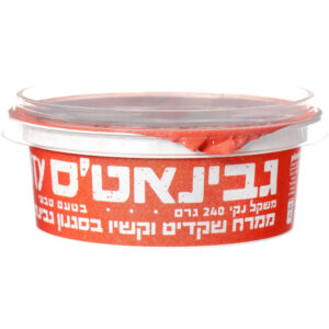 גבינאט'ס ממרח שקדים וקשיו טעם טבעי ללא חלב