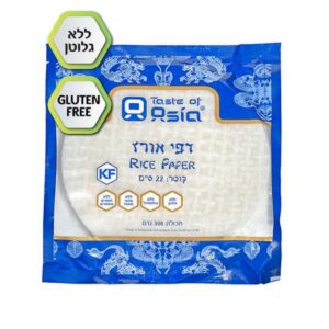 דפי אורז עגולים 22ס"מ 300 גרם