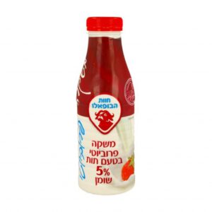 משקה פרוביוטי בטעם תות 500 גרם