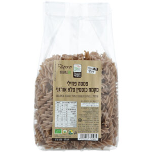 פסטה פוזילי מקמח כוסמין מלא אורגני