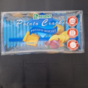 קרקר רג'נט בטטה בטעם בצל וגבינה 10 גרם 20 יחידות