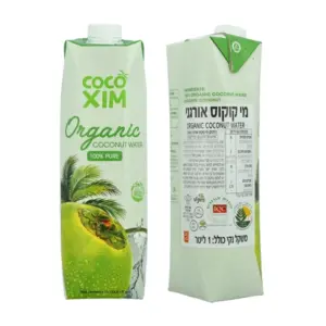 מי קוקוס אורגני 1 ליטר